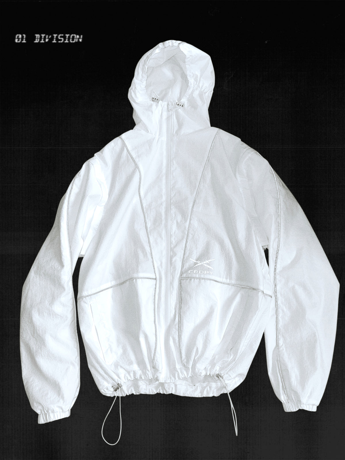 CRD JACKET ( WHITE ) NYLON