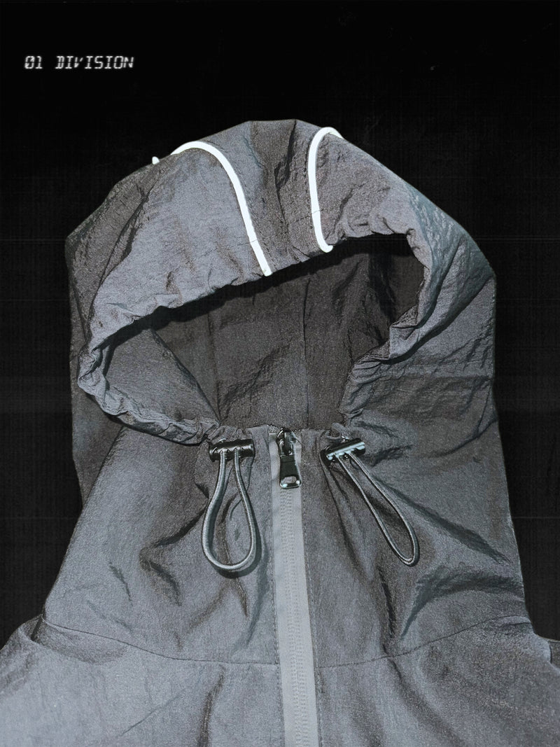 CRDPY BLACK NYLON TRACKSUIT