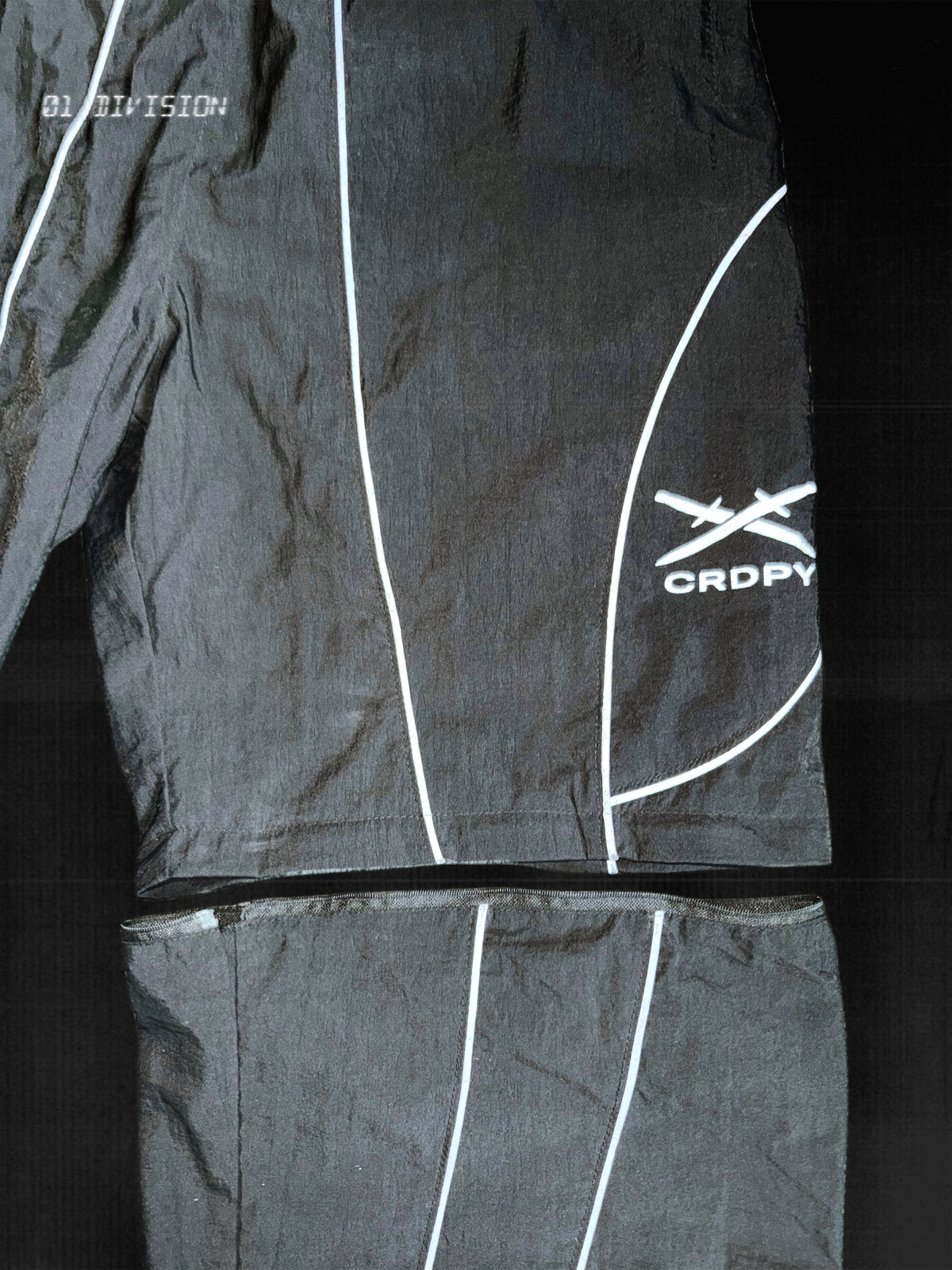 CRD PANTS ( BLACK ) NYLON