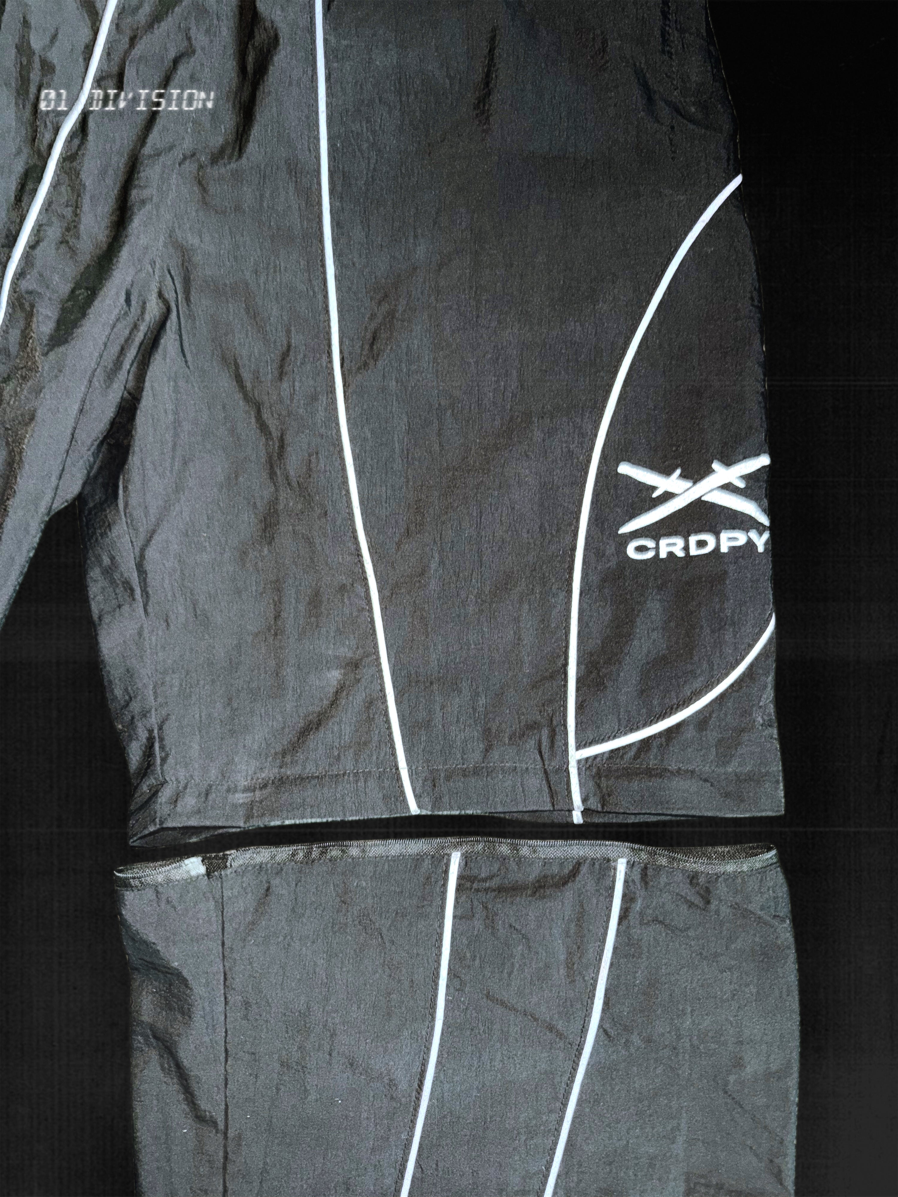 CRDPY BLACK NYLON TRACKSUIT